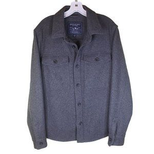 American Eagle Outfitters Men's Heavy Wool Blend Shacket